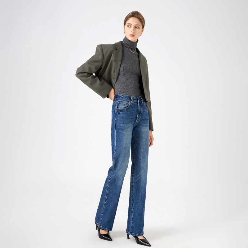 5-Pocket Jeans With Wide Legs  | Womens  Trousers Clothing Trousers